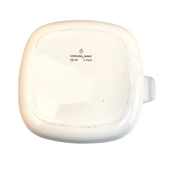 Corning Ware Blue Cornflower 2.5 Quart Casserole Dish With Pyrex Glass Lid Cookw - Picture 4 of 12